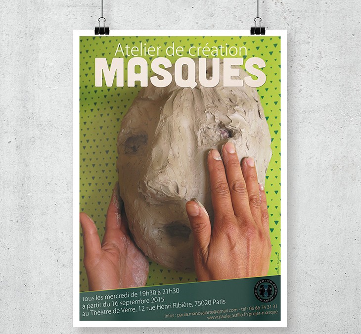 Affiche Atelier de masque