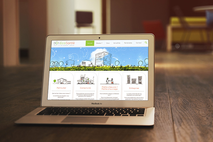 Site internet de Bâti Éco Santé