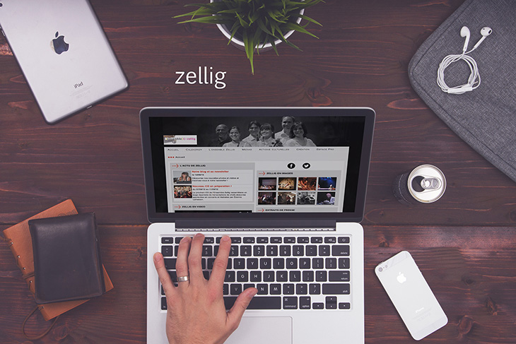 Refonte du site internet de Zellig, Paris
